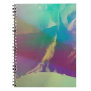 Cuaderno neón morado verde rosa rosa amarillo Luminosas