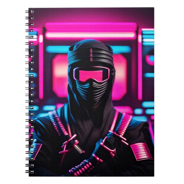 Cuaderno neon ninja (Frente)