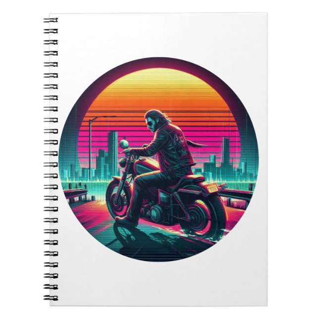 Cuaderno Neon Rider  (Frente)