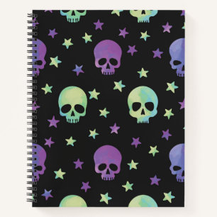 Cuaderno Neon Skulls