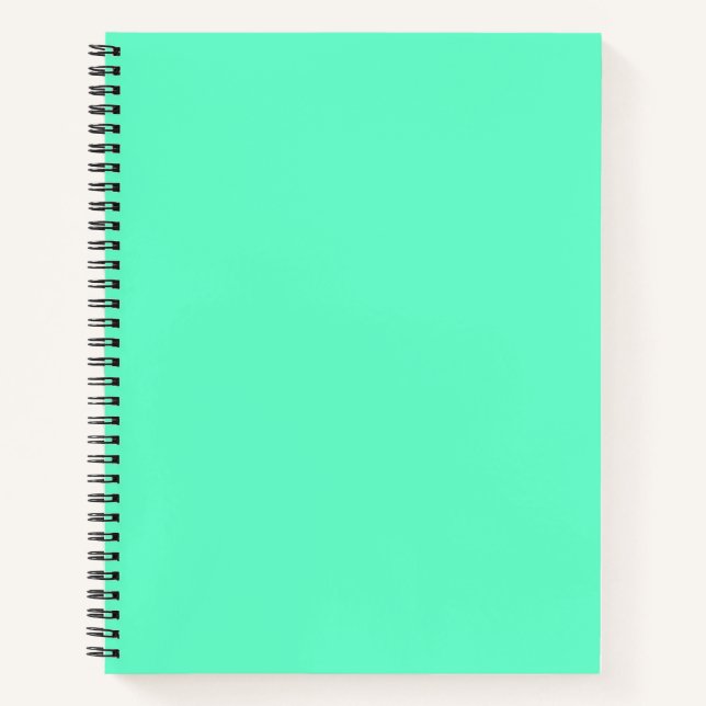 Cuaderno Neon Turquoise (Anverso)