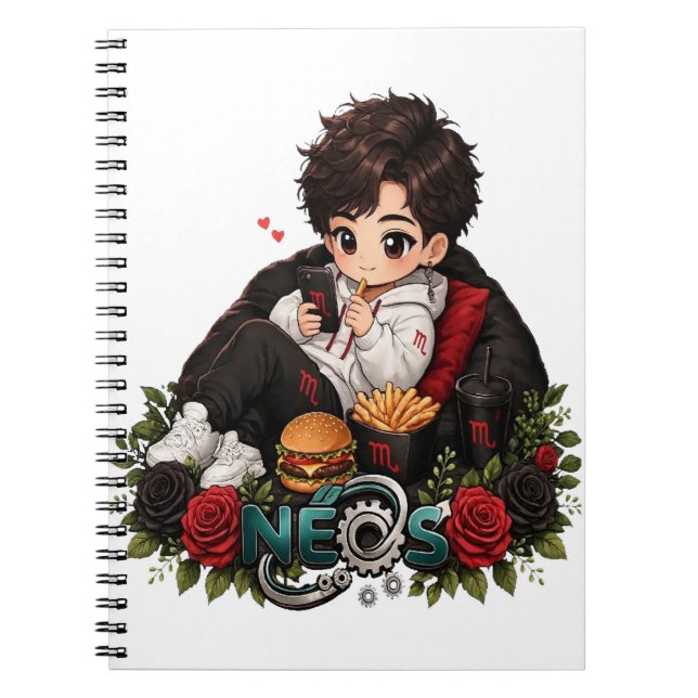 Cuaderno Neos Kawaii Zodiaco Escorpio (Frente)