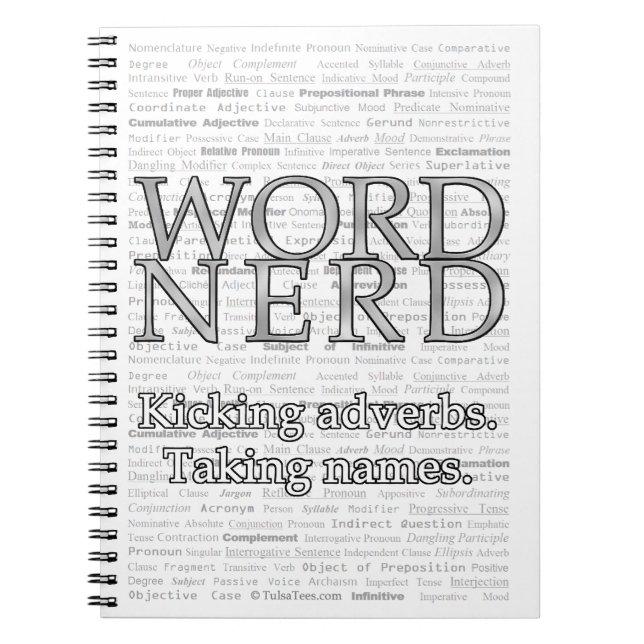 Cuaderno Nerd de palabras (Frente)