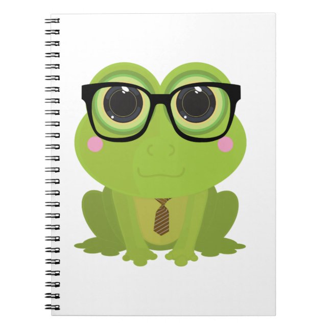 Cuaderno Nerd de rana (Frente)