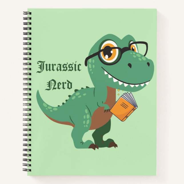 Cuaderno nerd jurásico (Anverso)