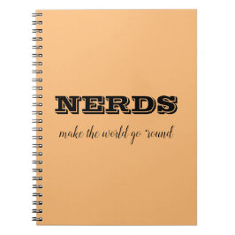 Cuaderno NERDS hacen que el mundo gire
