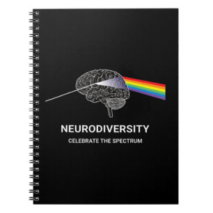 Cuaderno Neurodiversidad Autism Spectrum ASHD ADHD Rainbow 
