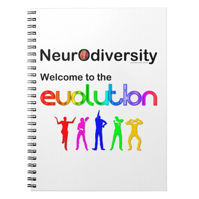 Cuaderno Neurodiversidad Bienvenidos a la evolución (Frente)