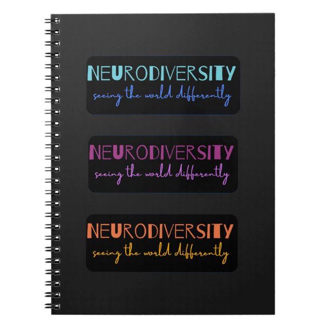Cuaderno Neurodiversidad colorida (Frente)