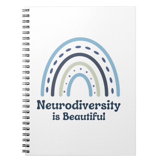 Cuaderno Neurodiversidad es un lindo bloc de notas (Frente)