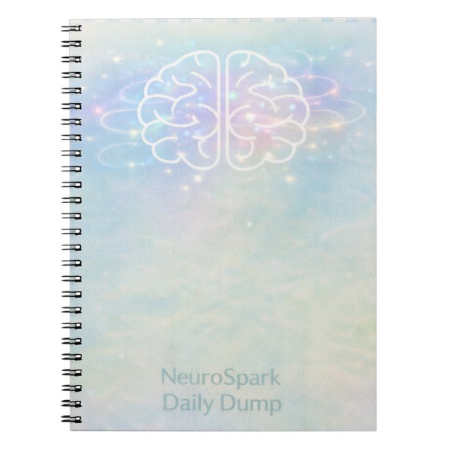Cuaderno Neurodiversity NeuroSpark Daily Dump Pastel Design (Frente)