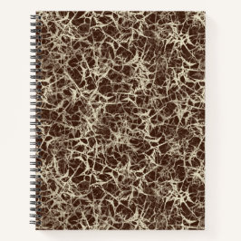 Cuaderno Neuronas de red en rojo - patrón sin fisuras.