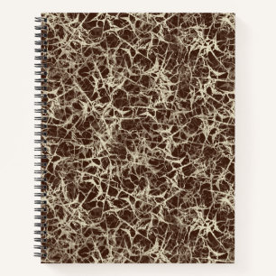 Cuaderno Neuronas de red en rojo - patrón sin fisuras.