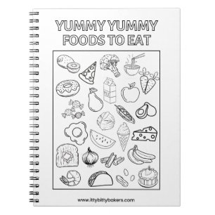 Cuaderno Neutral de Comida