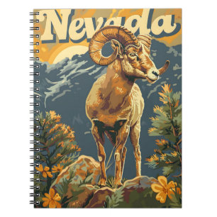 Cuaderno Nevada Bighorn Sheep Vintage