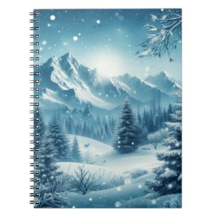 Cuaderno Nevada Winter Mountain