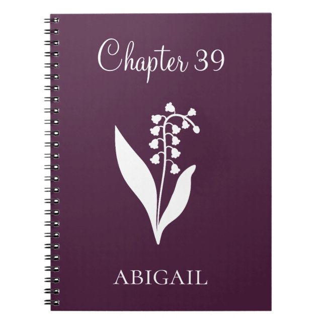 Cuaderno New Chapter Journal Lilly May Birth Flower (Frente)