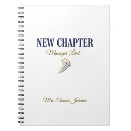 Cuaderno New Chapter Manager Level Personalized