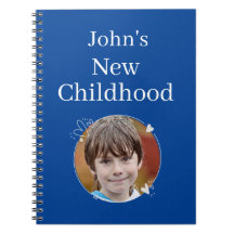 New Childhood Memories Blue  with Plain Font