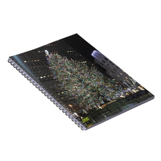 Cuaderno New York City Rockefeller Center Christmas Tree NY (Lado Derecho)
