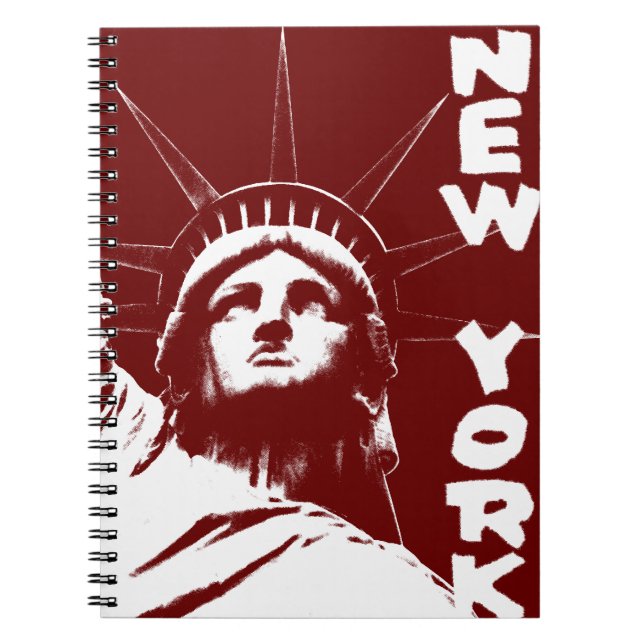 Cuaderno New York Notebook Statua of Liberty Journals Gifts (Frente)
