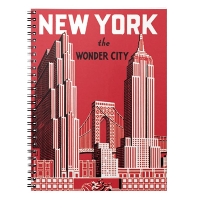 Cuaderno New York The wonder city (Frente)