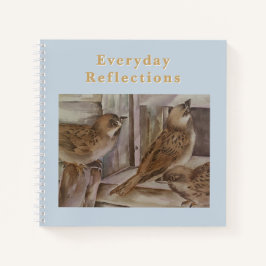 Cuaderno New Zealand Sparrow Bird  Journal