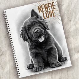 Cuaderno Newfie Love Newfoundland Dog