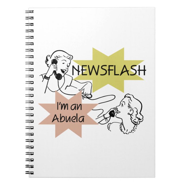 Cuaderno Newsflash Soy un regalo de Abuela (Frente)