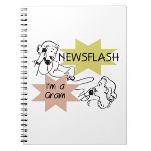 Cuaderno Newsflash Soy un regalo de Gram