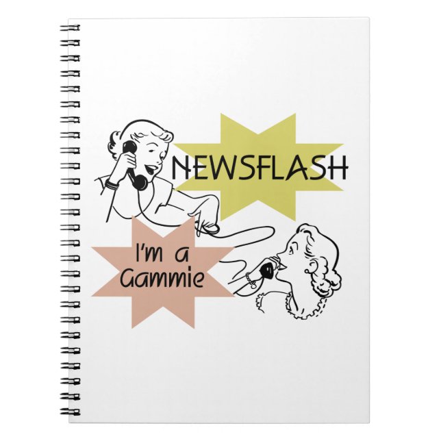 Cuaderno Newsflash Soy un regalo Gammie (Frente)