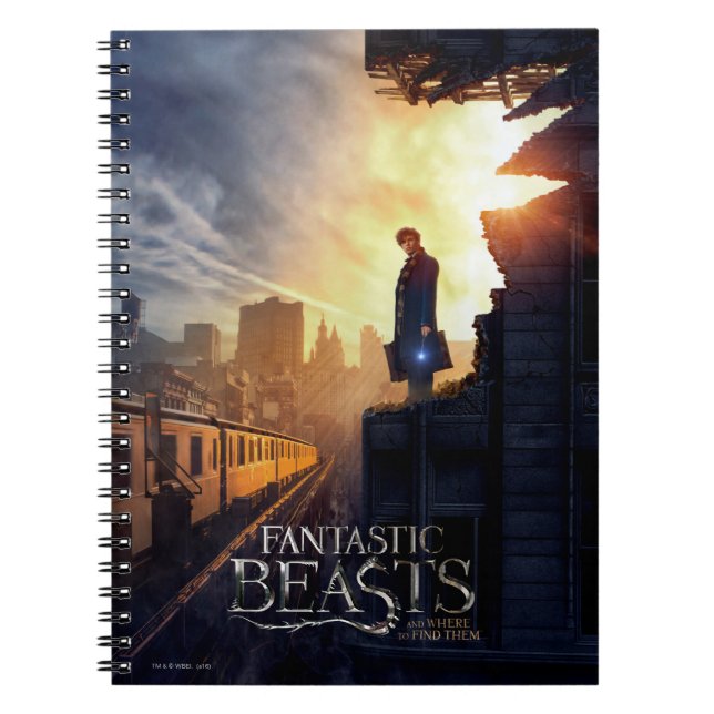Cuaderno NEWT SCAMANDER™ en edificio destruido (Frente)