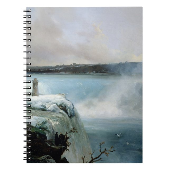 Cuaderno Niagara Falls, c.1837-40 (aceite en lona) (Frente)