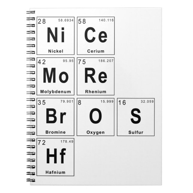 Cuaderno NiCe (Frente)