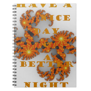 Cuaderno Nice Day and a Better Night