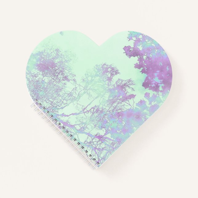 Cuaderno Niebla de hoja ancha de lavanda (Anverso)