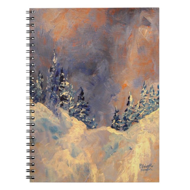Cuaderno Niebla en el pico 2009 de la nieve (Frente)