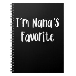 Cuaderno Nieto gracioso Soy el favorito de Nana