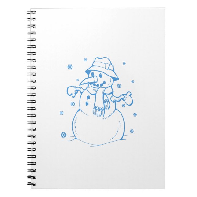 Cuaderno Nieve azul (Frente)