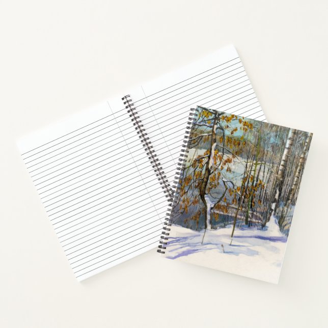 Cuaderno Nieve caída (Interior)