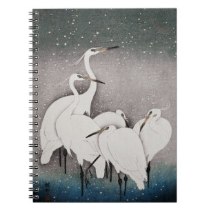 Cuaderno Nieve de invierno de granos de Koson en Japón