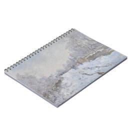 Cuaderno Nieve en Argenteuil (por Claude Monet)