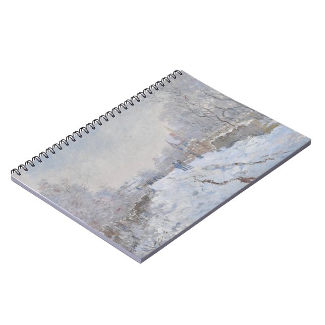 Cuaderno Nieve en Argenteuil (por Claude Monet) (Lado Izquierdo)