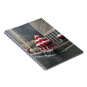 Cuaderno Nieve feriada de Navidades de fotografía de Nueva