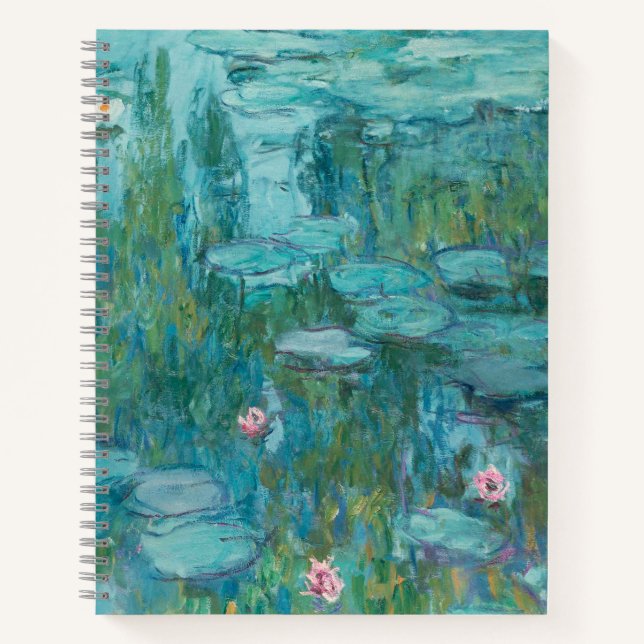 Cuaderno Nieves de agua, pintura de aceite de Bella Artes,  (Anverso)