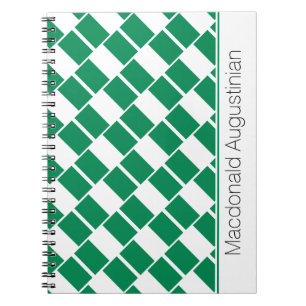 Cuaderno NIGERIA FLAG personalizada