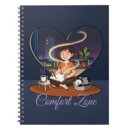 Cuaderno Night Creator Cozy Heart Window Art