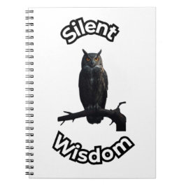 Cuaderno  **Night Forest Owl – Realistic Nocturnal Owl Illu