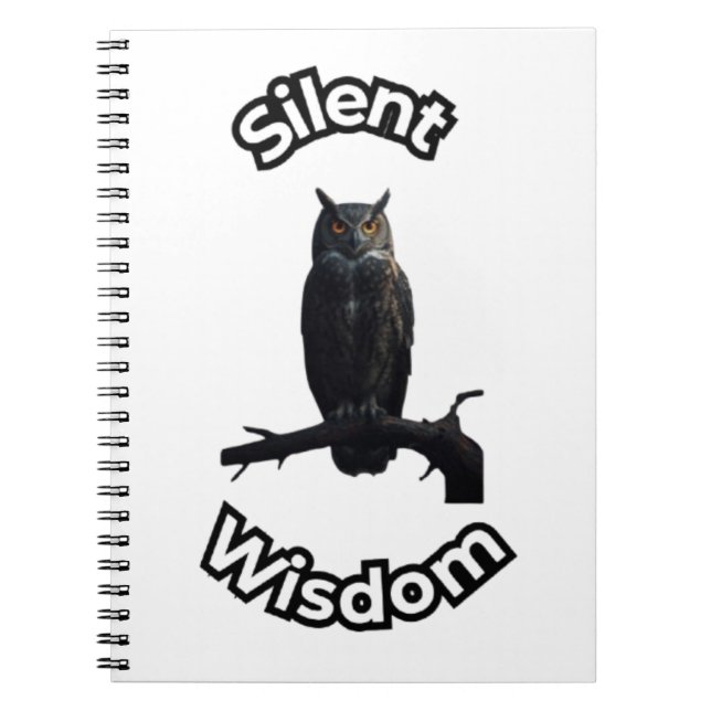 Cuaderno  **Night Forest Owl – Realistic Nocturnal Owl Illu (Frente)