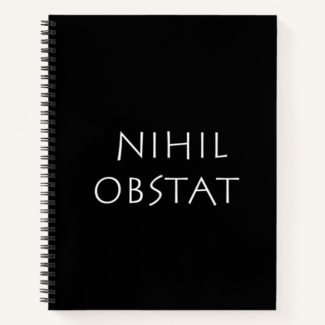 Cuaderno Nihil obstat (Anverso)